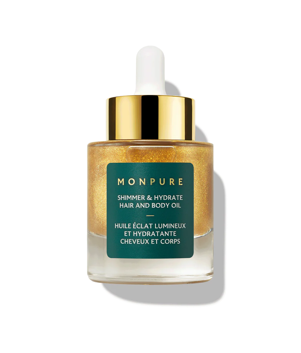 MONPURE Shimmer & Hydrate Hair & Body Oil 30ml