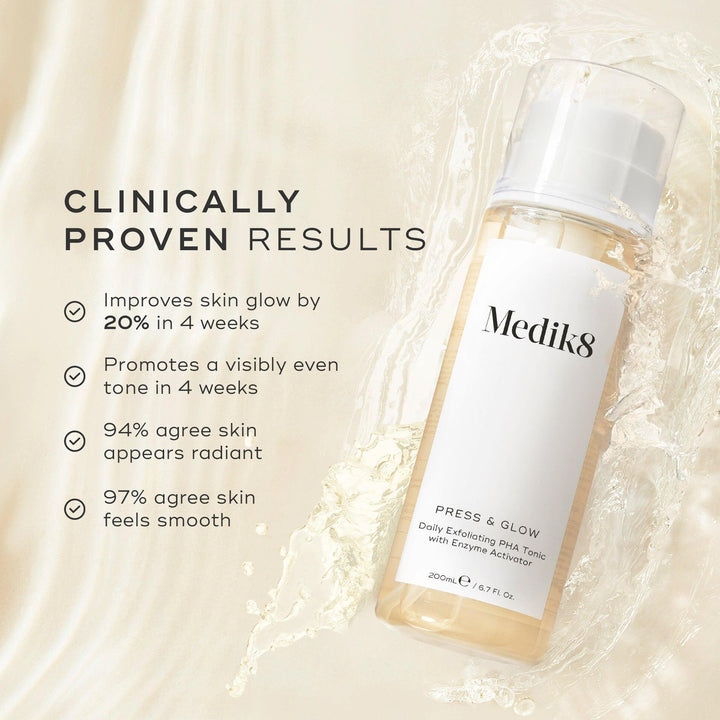 Medik8 Press & Glow PHA Toner 200ml