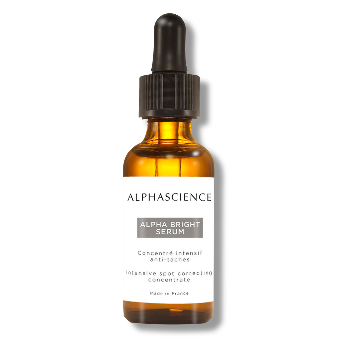 ALPHABRIGHT serum by ALPHASCIENCE will spot correct and lighten dark spots - made for pigmented skin.