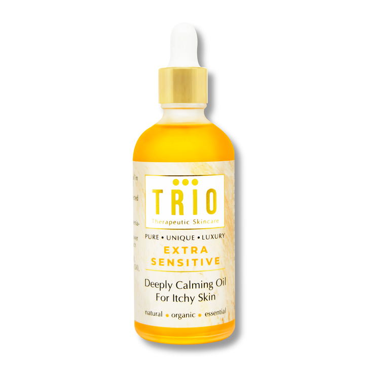 trio extra sensitive deeply calming oil for itchy skin