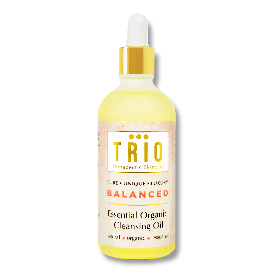 trio balanced essential organic cleansing oil