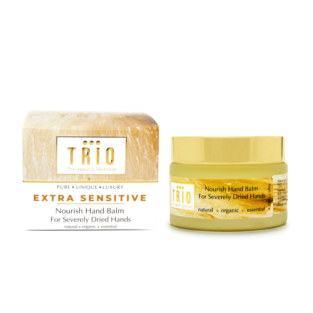 Trio Therapeutic Skincare - Extra Sensitive - Nourishing Hand Balm for Severely Dry Hands