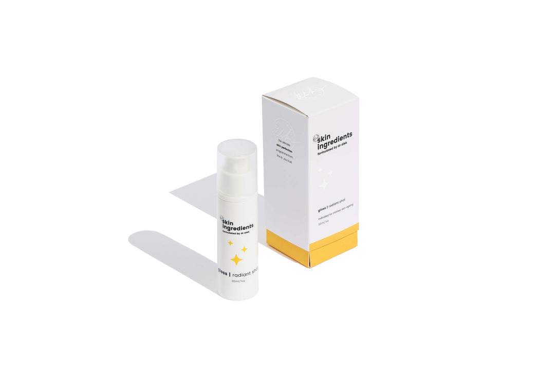 skin ingredients gloss | radiant shot